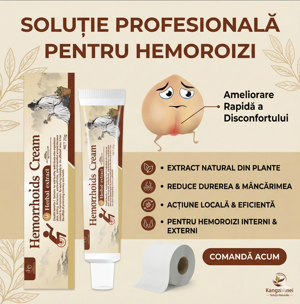 Cremă Herbală pentru Hemoroizi